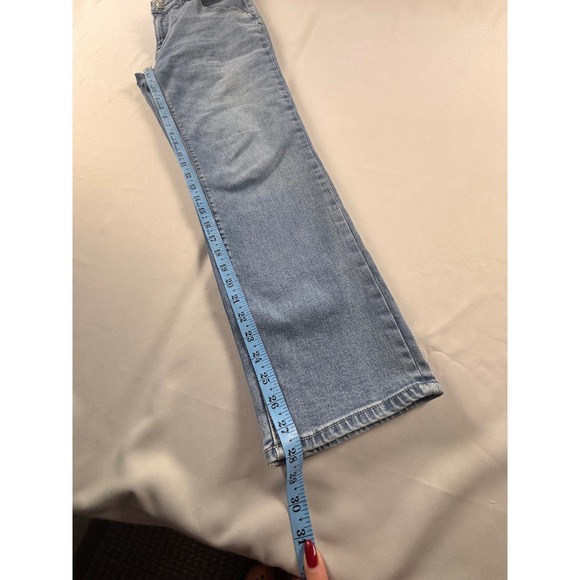 Hudson Signature Flap Pocket Bootcut Jeans Mid Rise Light Wash 2000s Revival SZ8 - Picture 10 of 11